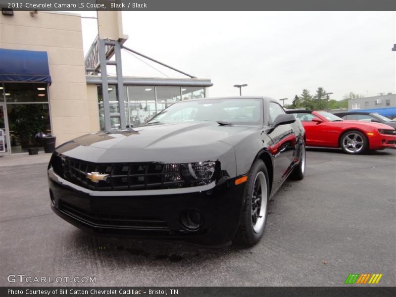 Black / Black 2012 Chevrolet Camaro LS Coupe