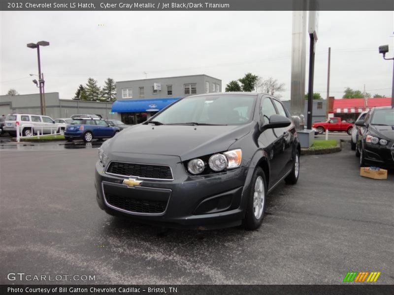 Cyber Gray Metallic / Jet Black/Dark Titanium 2012 Chevrolet Sonic LS Hatch