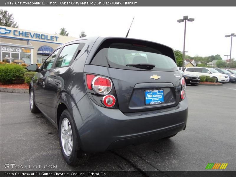 Cyber Gray Metallic / Jet Black/Dark Titanium 2012 Chevrolet Sonic LS Hatch