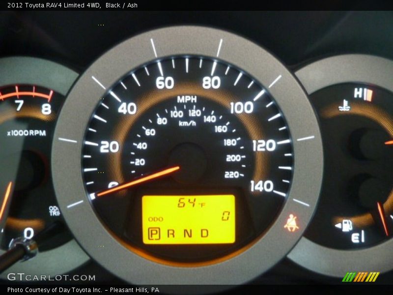 Black / Ash 2012 Toyota RAV4 Limited 4WD