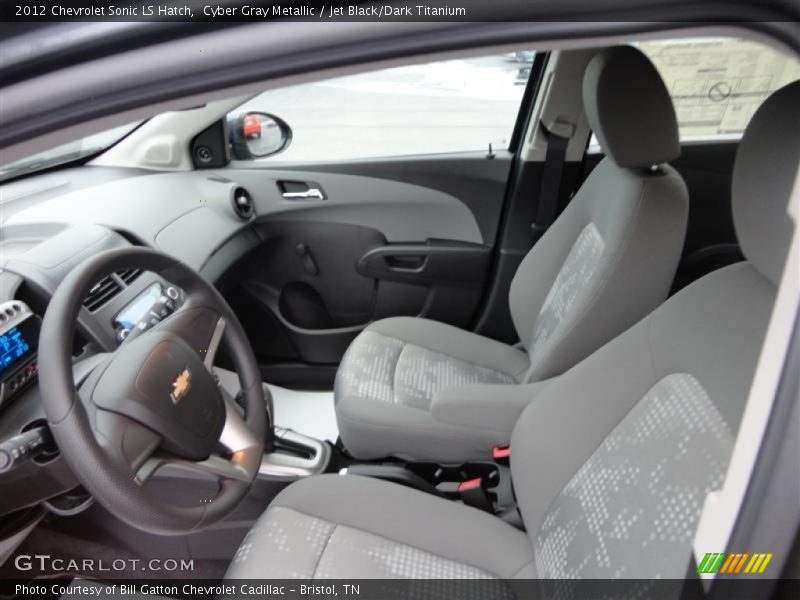Cyber Gray Metallic / Jet Black/Dark Titanium 2012 Chevrolet Sonic LS Hatch