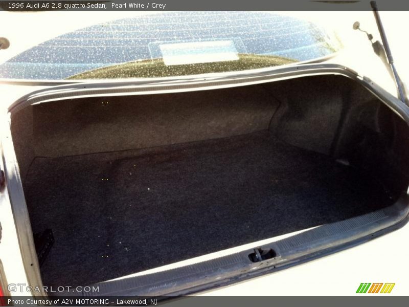 Pearl White / Grey 1996 Audi A6 2.8 quattro Sedan