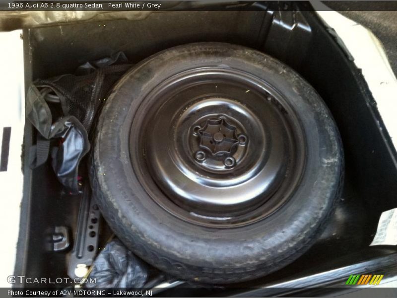 Pearl White / Grey 1996 Audi A6 2.8 quattro Sedan
