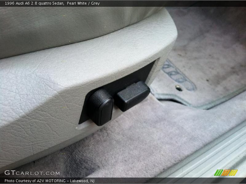 Pearl White / Grey 1996 Audi A6 2.8 quattro Sedan