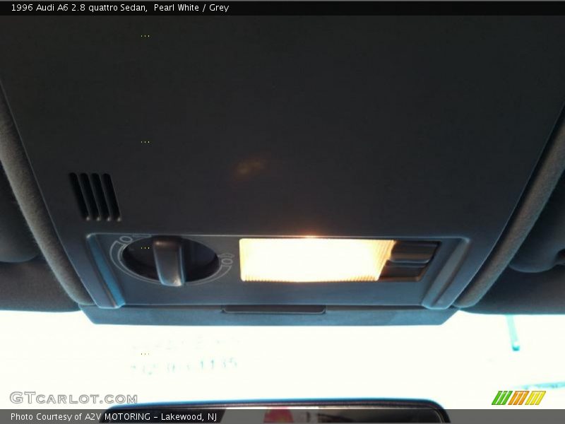 Pearl White / Grey 1996 Audi A6 2.8 quattro Sedan