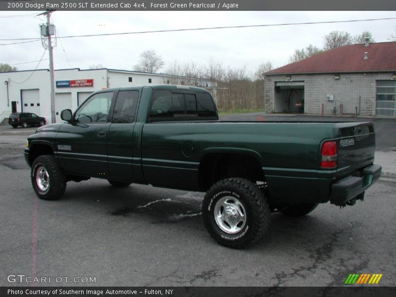 Forest Green Pearlcoat / Agate 2000 Dodge Ram 2500 SLT Extended Cab 4x4