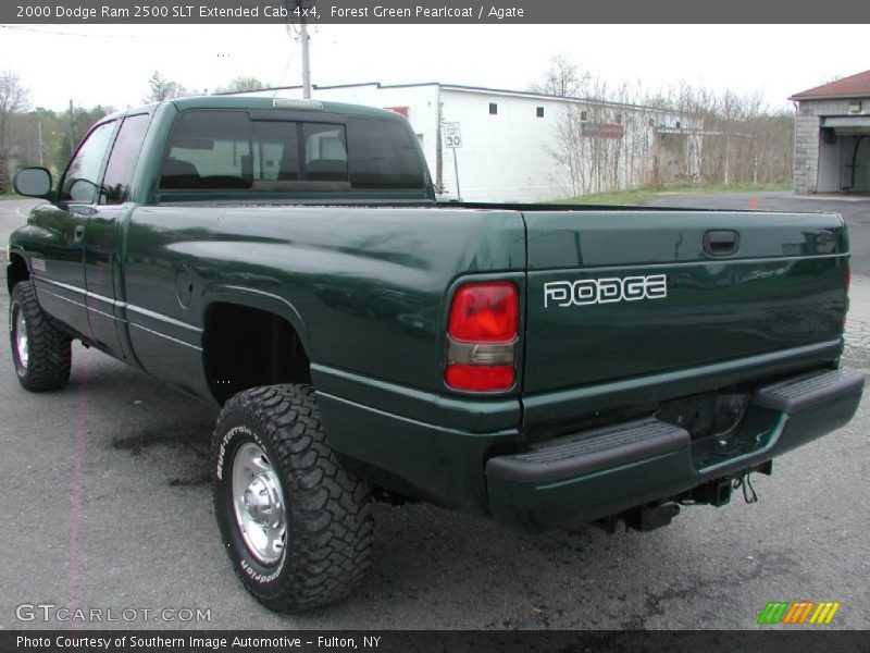 Forest Green Pearlcoat / Agate 2000 Dodge Ram 2500 SLT Extended Cab 4x4