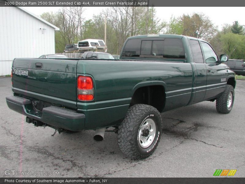Forest Green Pearlcoat / Agate 2000 Dodge Ram 2500 SLT Extended Cab 4x4