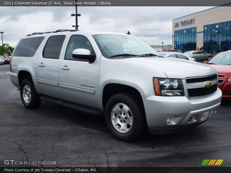 Sheer Silver Metallic / Ebony 2011 Chevrolet Suburban LT 4x4