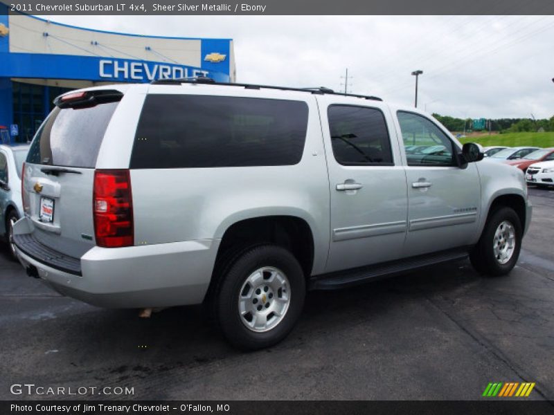 Sheer Silver Metallic / Ebony 2011 Chevrolet Suburban LT 4x4