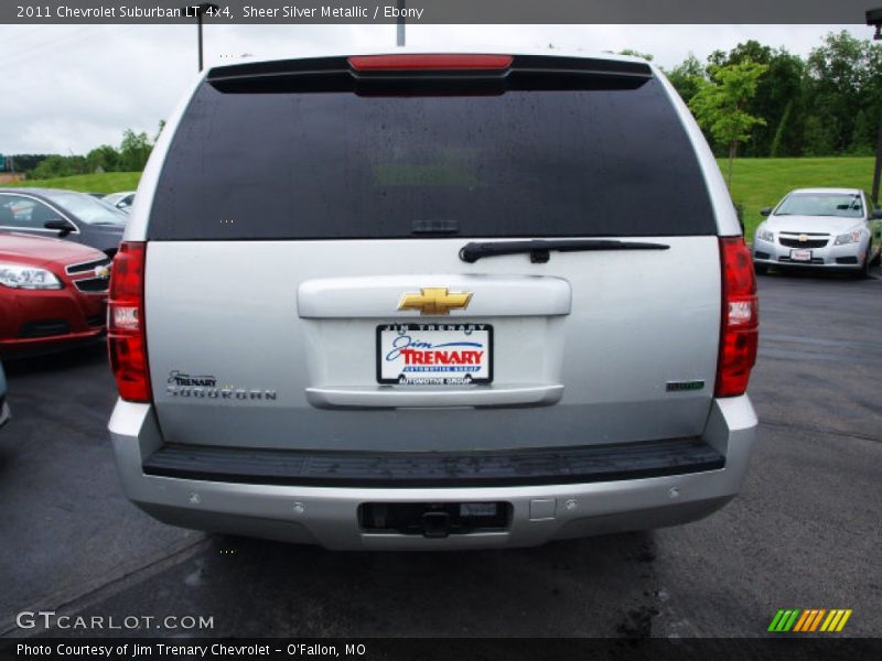 Sheer Silver Metallic / Ebony 2011 Chevrolet Suburban LT 4x4