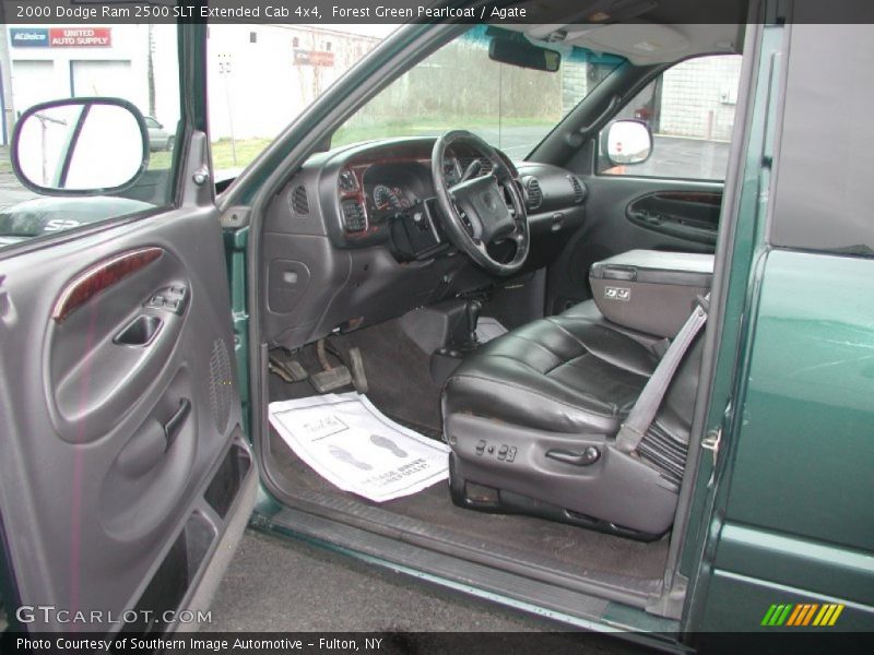 Forest Green Pearlcoat / Agate 2000 Dodge Ram 2500 SLT Extended Cab 4x4