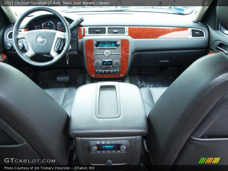 Sheer Silver Metallic / Ebony 2011 Chevrolet Suburban LT 4x4