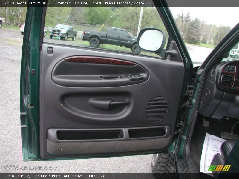 Forest Green Pearlcoat / Agate 2000 Dodge Ram 2500 SLT Extended Cab 4x4