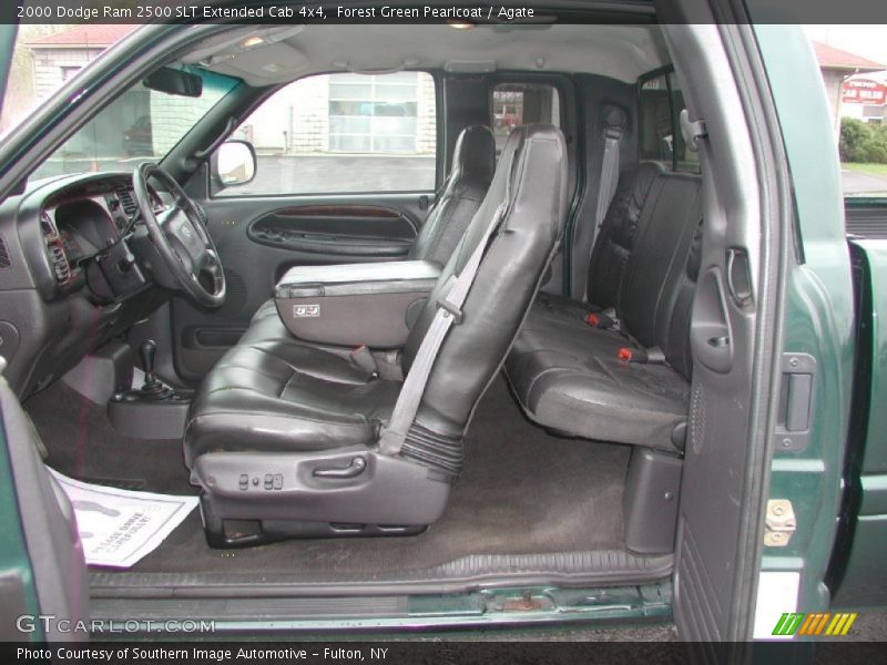 Forest Green Pearlcoat / Agate 2000 Dodge Ram 2500 SLT Extended Cab 4x4