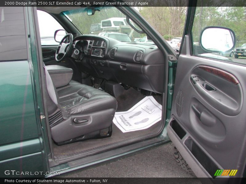Forest Green Pearlcoat / Agate 2000 Dodge Ram 2500 SLT Extended Cab 4x4