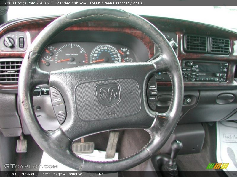 Forest Green Pearlcoat / Agate 2000 Dodge Ram 2500 SLT Extended Cab 4x4