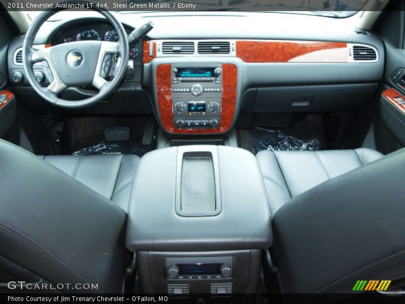 Steel Green Metallic / Ebony 2011 Chevrolet Avalanche LT 4x4