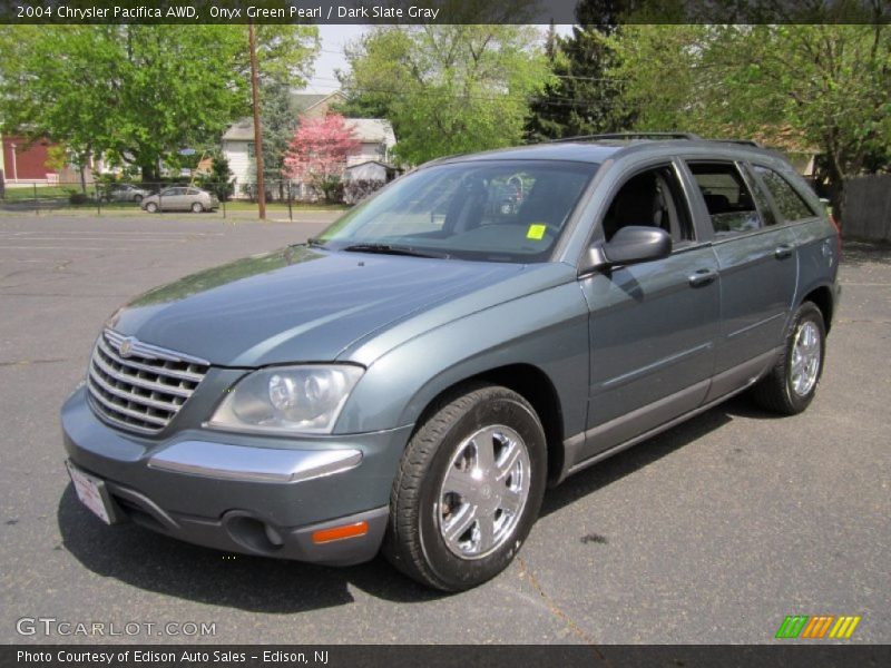 Onyx Green Pearl / Dark Slate Gray 2004 Chrysler Pacifica AWD