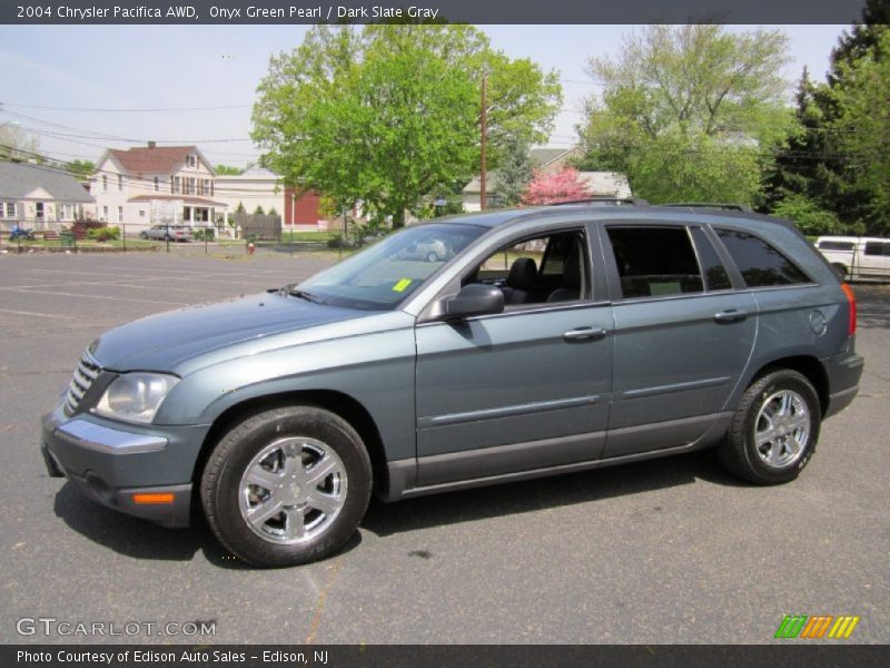 Onyx Green Pearl / Dark Slate Gray 2004 Chrysler Pacifica AWD