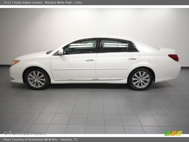 Blizzard White Pearl / Ivory 2011 Toyota Avalon Limited
