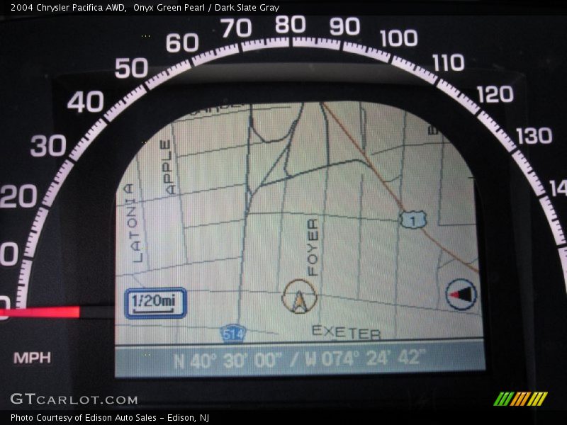 Onyx Green Pearl / Dark Slate Gray 2004 Chrysler Pacifica AWD
