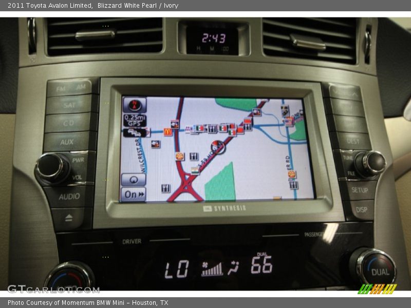Blizzard White Pearl / Ivory 2011 Toyota Avalon Limited