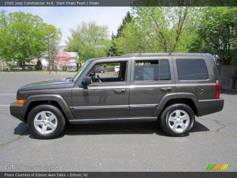 Dark Khaki Pearl / Khaki 2006 Jeep Commander 4x4