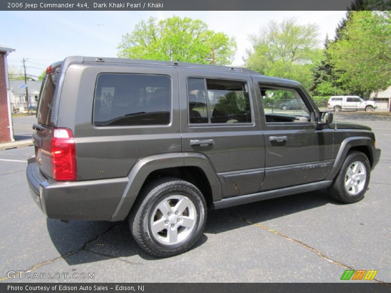 Dark Khaki Pearl / Khaki 2006 Jeep Commander 4x4