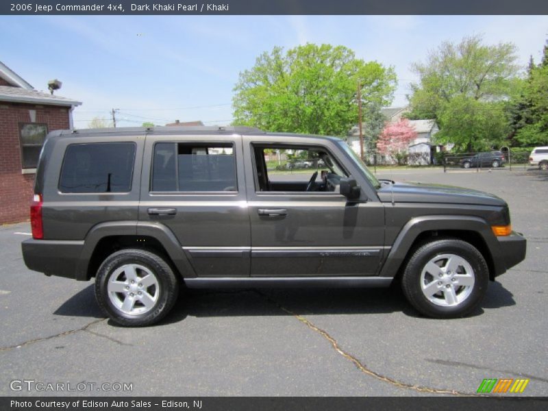 Dark Khaki Pearl / Khaki 2006 Jeep Commander 4x4