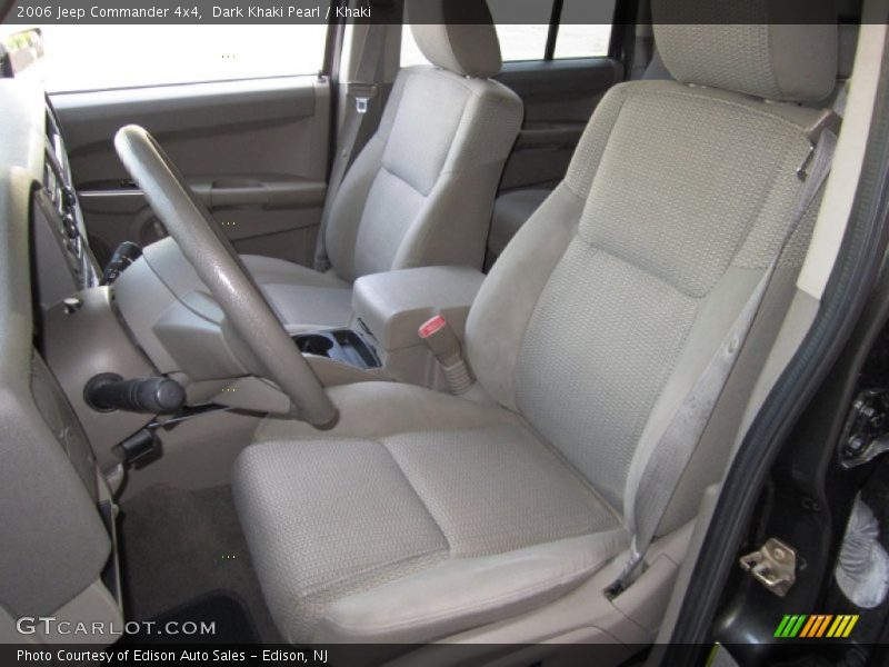 Dark Khaki Pearl / Khaki 2006 Jeep Commander 4x4