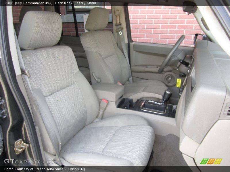 Dark Khaki Pearl / Khaki 2006 Jeep Commander 4x4