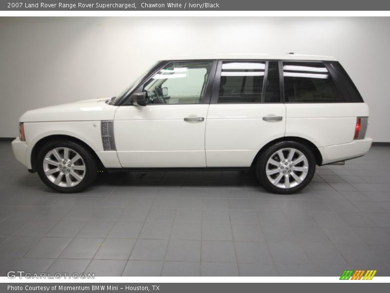 Chawton White / Ivory/Black 2007 Land Rover Range Rover Supercharged