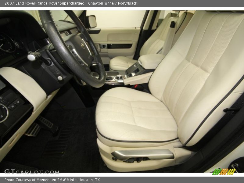 Chawton White / Ivory/Black 2007 Land Rover Range Rover Supercharged