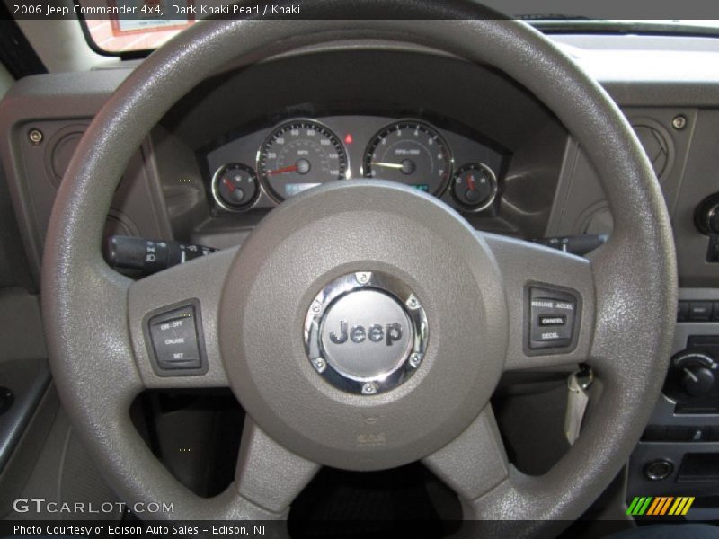 Dark Khaki Pearl / Khaki 2006 Jeep Commander 4x4