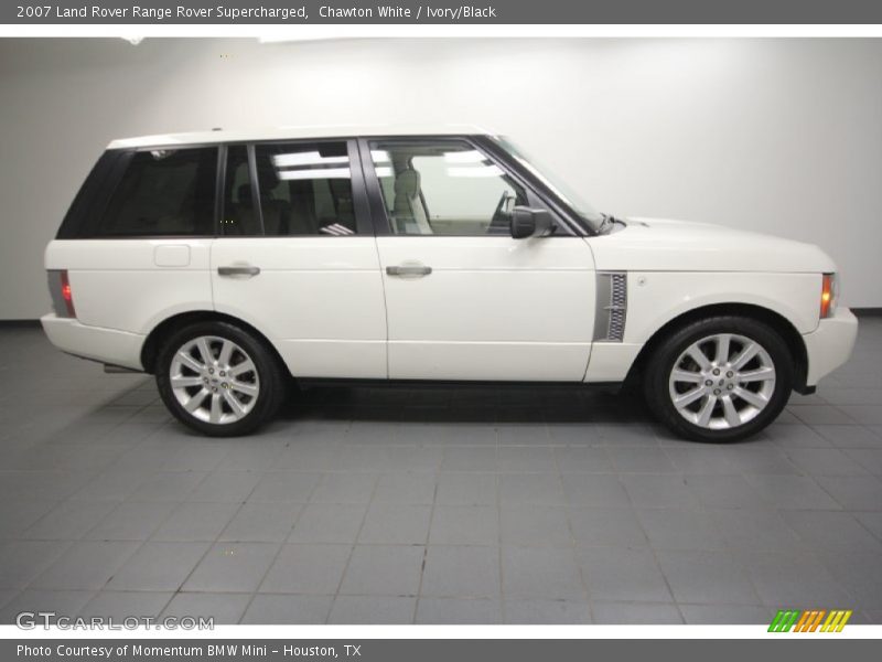 Chawton White / Ivory/Black 2007 Land Rover Range Rover Supercharged