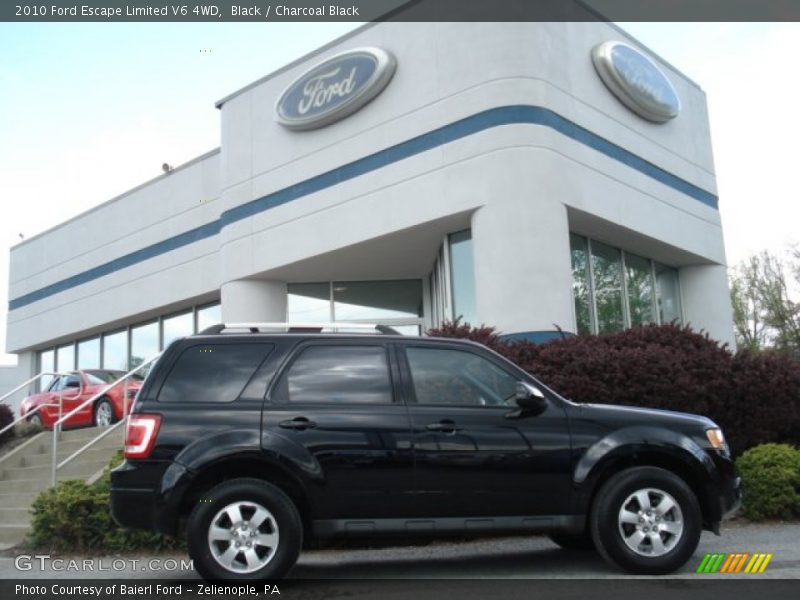 Black / Charcoal Black 2010 Ford Escape Limited V6 4WD