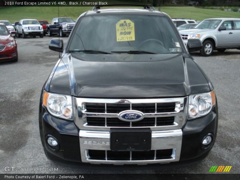 Black / Charcoal Black 2010 Ford Escape Limited V6 4WD