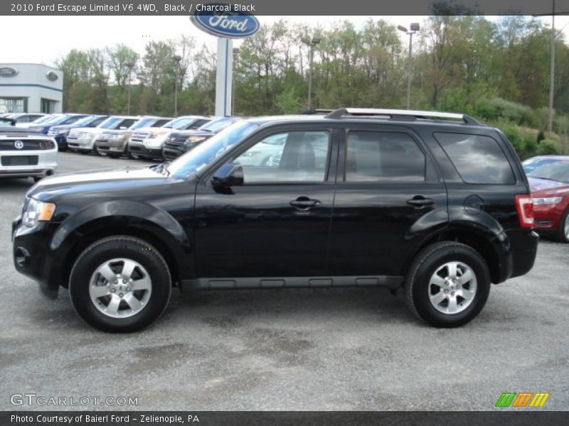 Black / Charcoal Black 2010 Ford Escape Limited V6 4WD