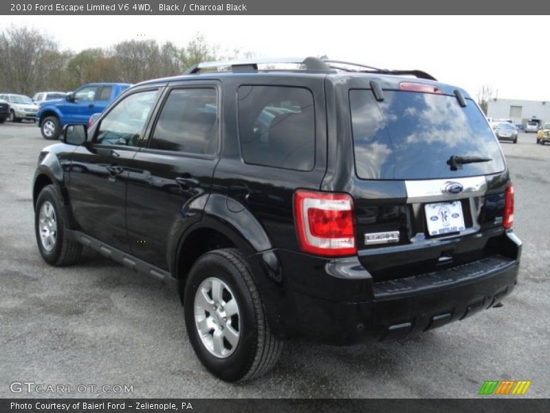 Black / Charcoal Black 2010 Ford Escape Limited V6 4WD