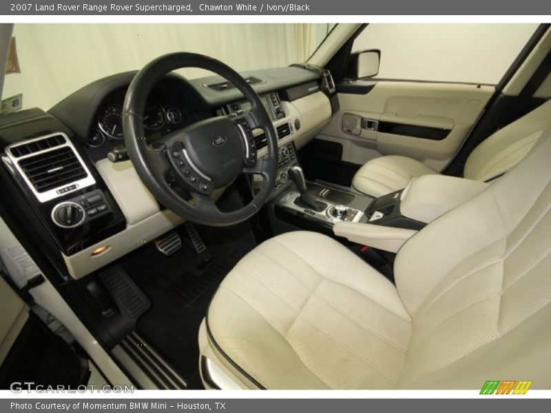 Chawton White / Ivory/Black 2007 Land Rover Range Rover Supercharged