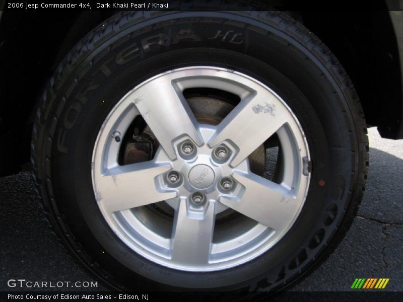 Dark Khaki Pearl / Khaki 2006 Jeep Commander 4x4
