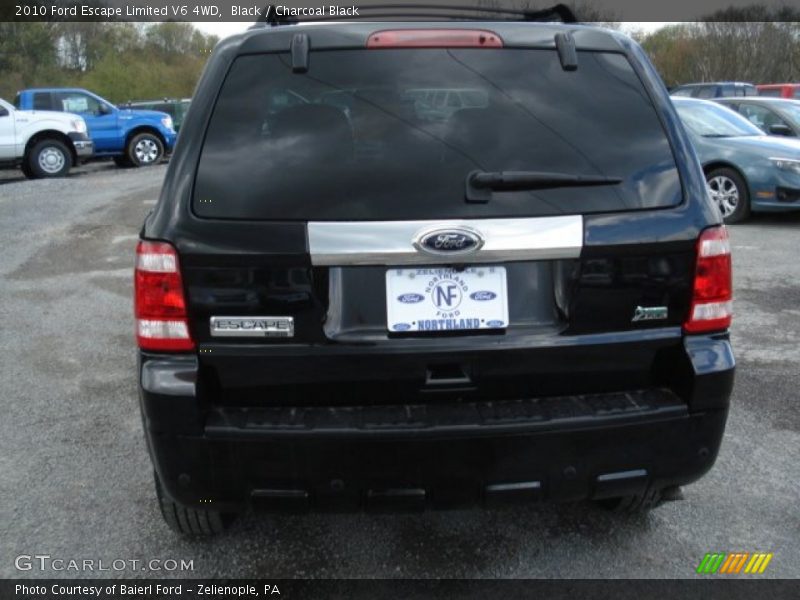 Black / Charcoal Black 2010 Ford Escape Limited V6 4WD