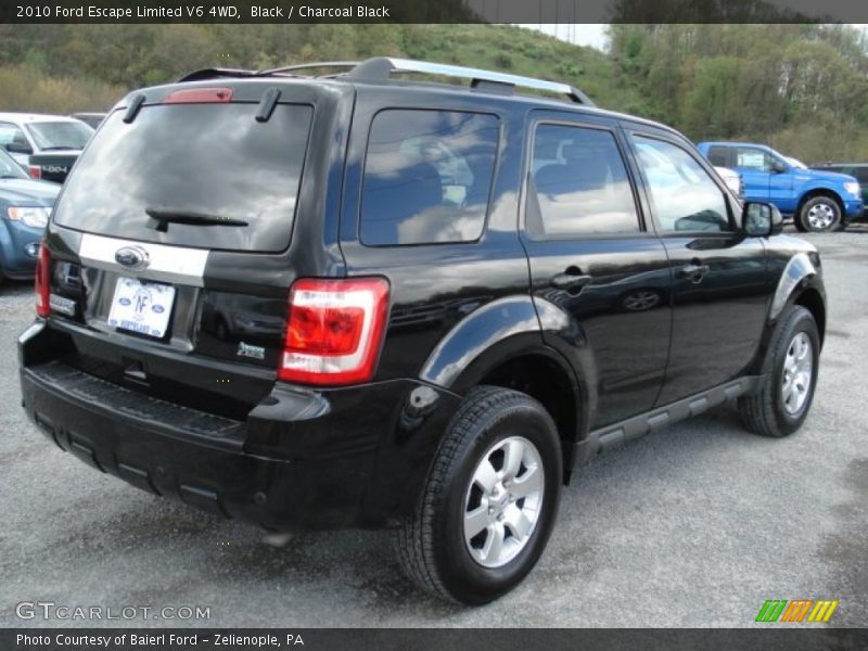 Black / Charcoal Black 2010 Ford Escape Limited V6 4WD
