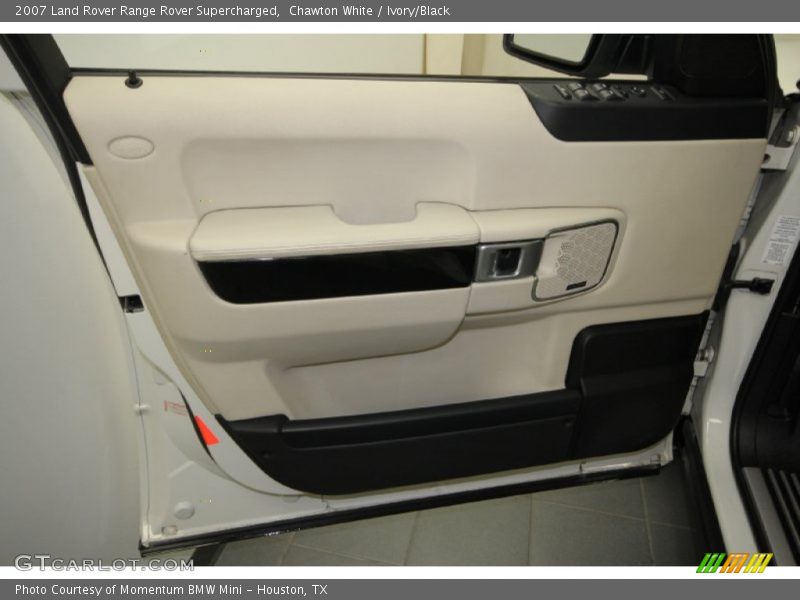 Chawton White / Ivory/Black 2007 Land Rover Range Rover Supercharged