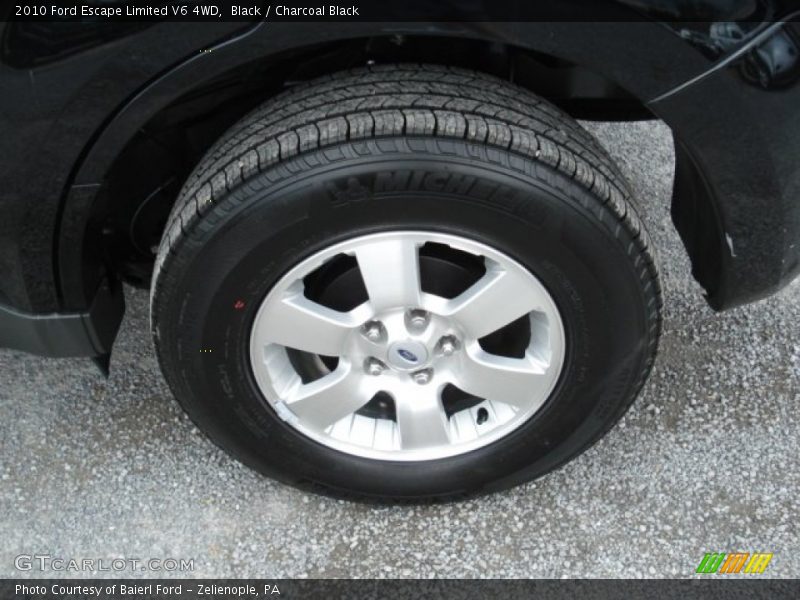 Black / Charcoal Black 2010 Ford Escape Limited V6 4WD