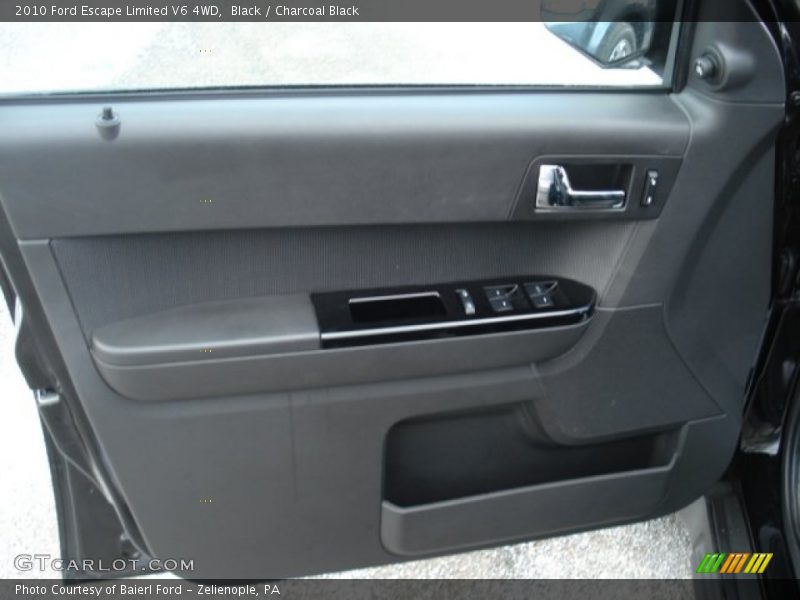 Black / Charcoal Black 2010 Ford Escape Limited V6 4WD