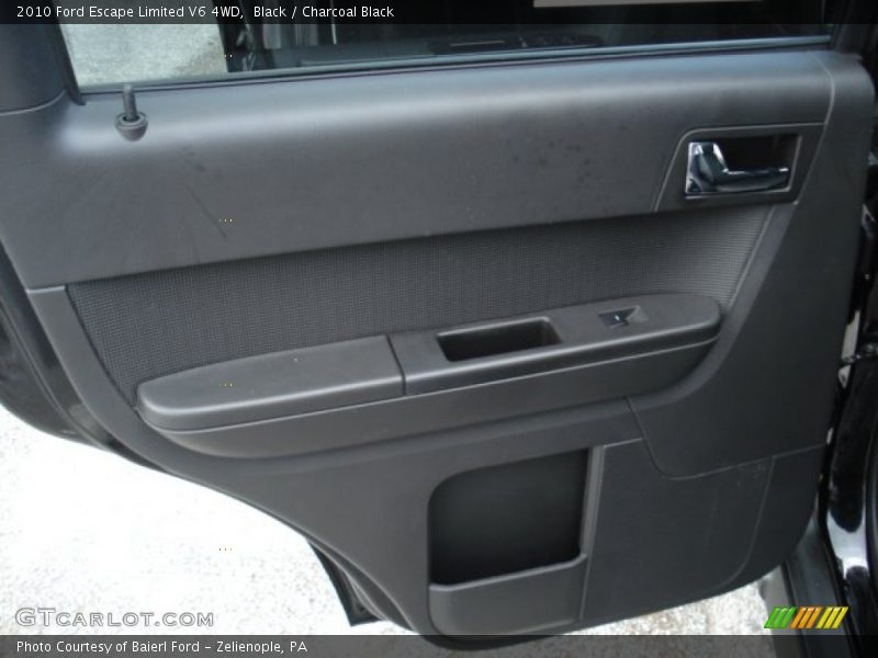 Black / Charcoal Black 2010 Ford Escape Limited V6 4WD