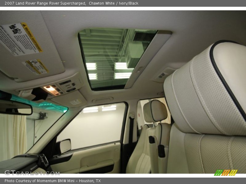 Chawton White / Ivory/Black 2007 Land Rover Range Rover Supercharged