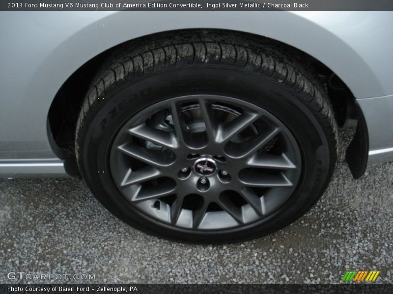 Ingot Silver Metallic / Charcoal Black 2013 Ford Mustang V6 Mustang Club of America Edition Convertible